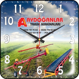 Bombe Cam Duvar Saati